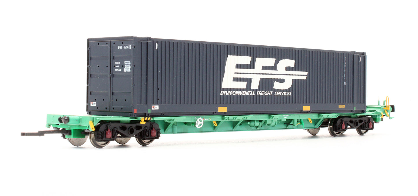 Pre-Owned 37-302A Intermodal Bogie Wagon With Containers 'EFS'