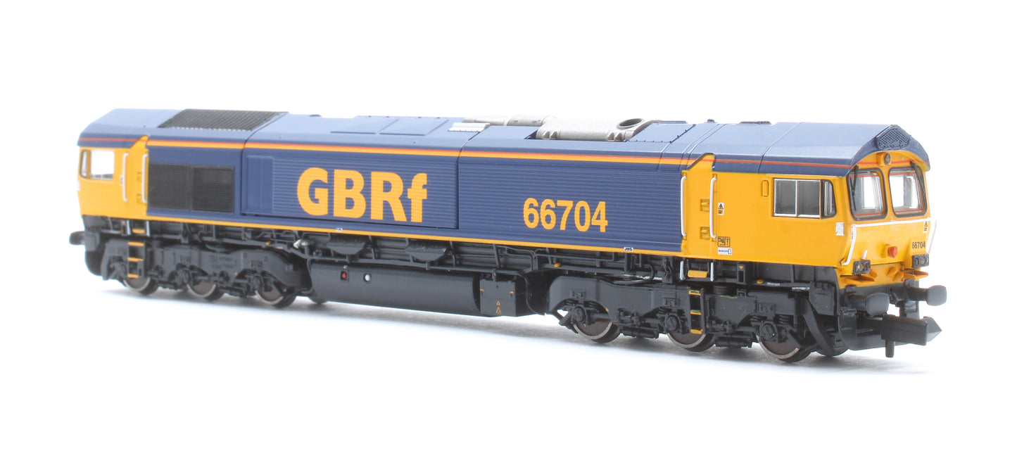 Class 66 66704 GBRf Original Livery Diesel Locomotive - DCC Sound