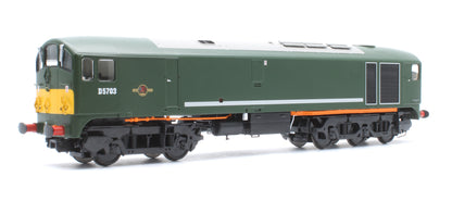 Class 28 Co-Bo BR Green Small Yellow Panels D5703 Diesel Locomotive - DCC Sound