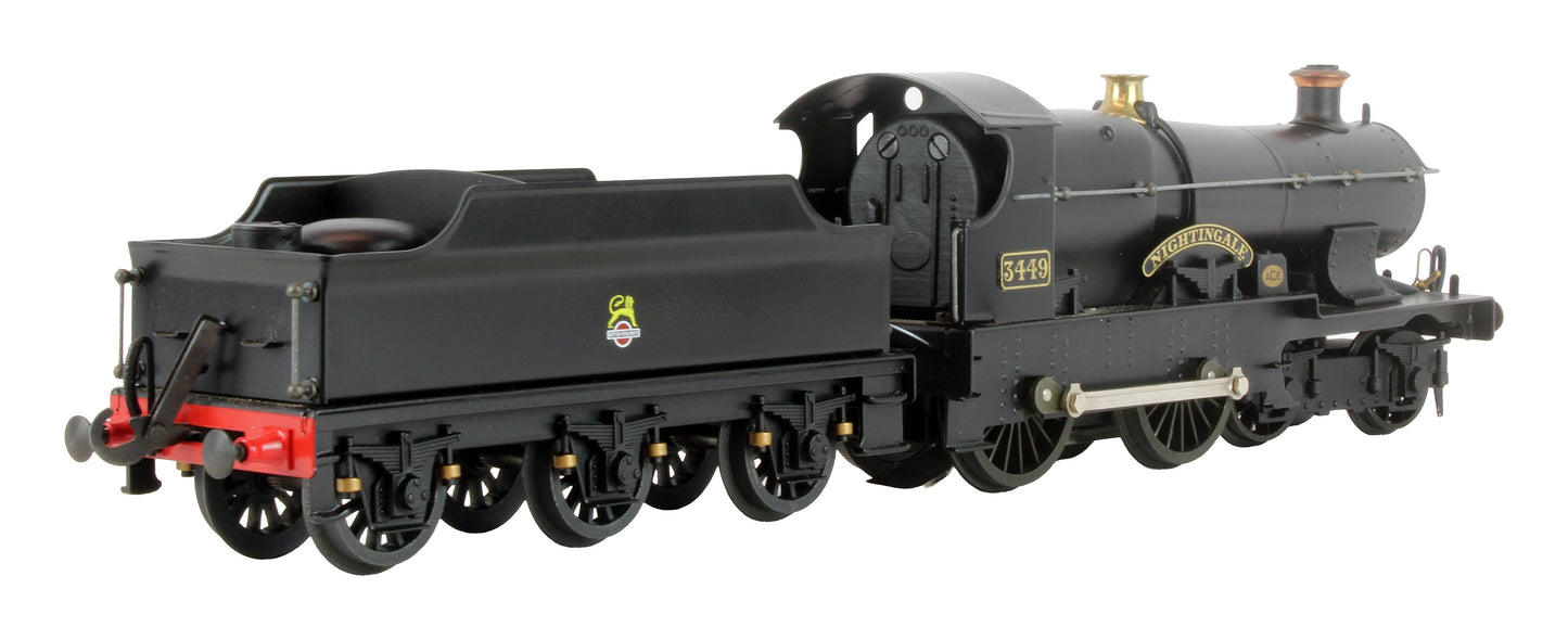 Pre-Owned E16D BR Unlined Black E/Crest Bulldog Class 4-4-0 'Nightingale' 3449 Steam Locomotive