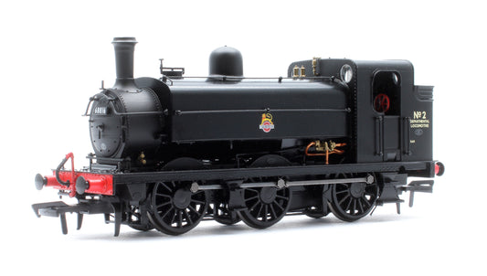 LNER J52/2 No.2 BR Unlined Black Early Crest (Departmental Use) Steam Tank Locomotive - DCC Sound