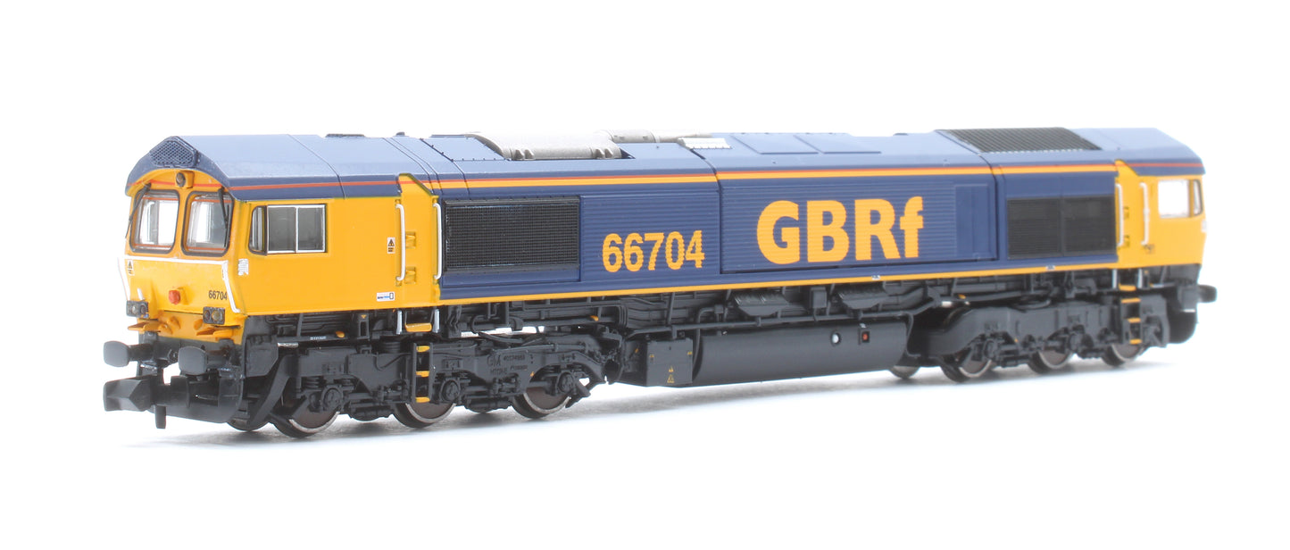 Class 66 66704 GBRf Original Livery Diesel Locomotive