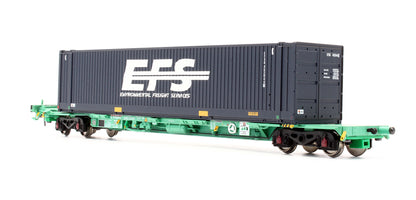 Pre-Owned 37-302A Intermodal Bogie Wagon With Containers 'EFS'