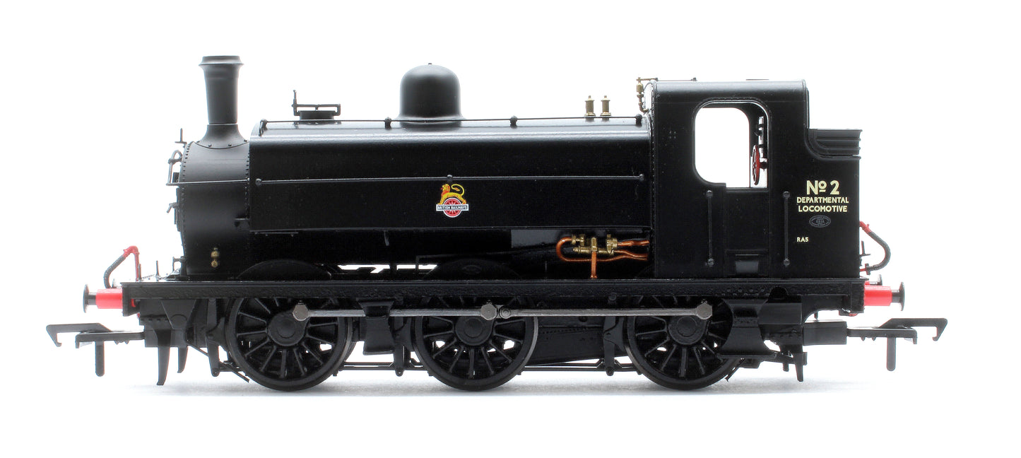 LNER J52/2 No.2 BR Unlined Black Early Crest (Departmental Use) Steam Tank Locomotive