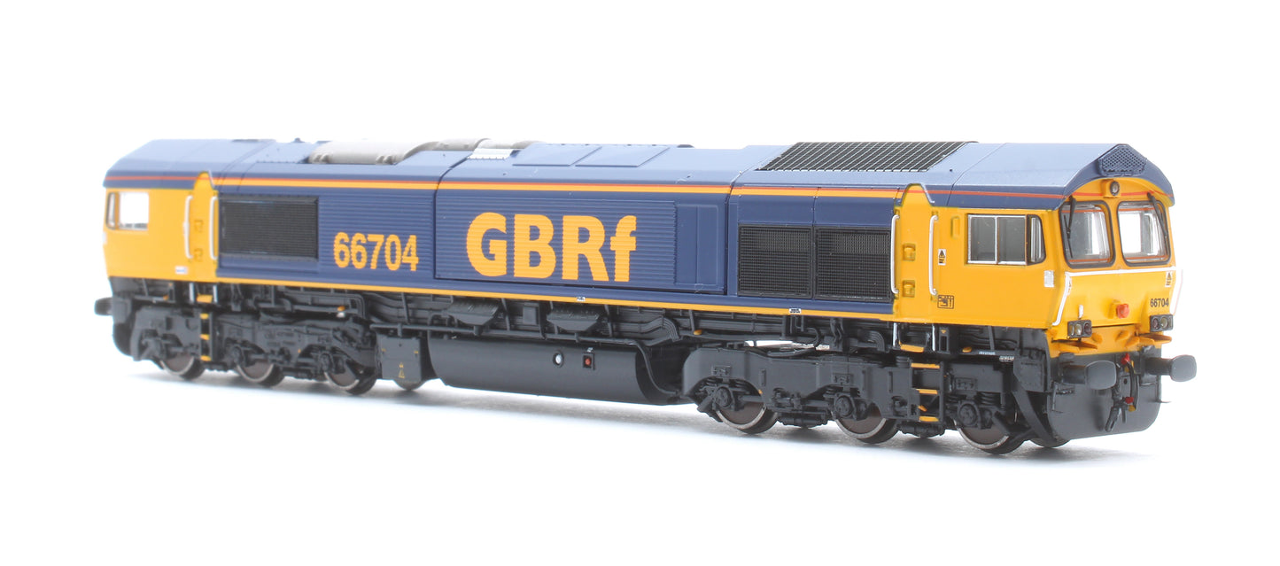 Class 66 66704 GBRf Original Livery Diesel Locomotive - DCC Sound