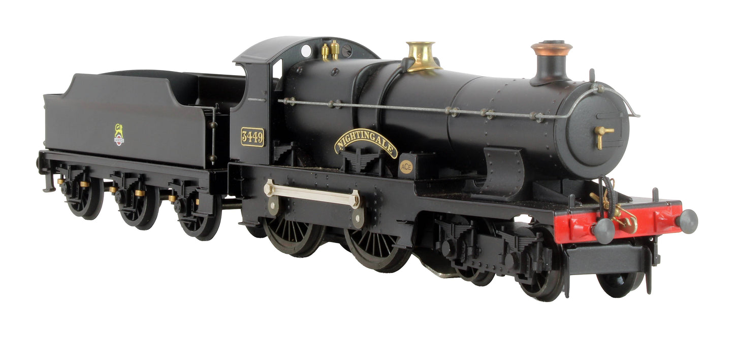 Pre-Owned E16D BR Unlined Black E/Crest Bulldog Class 4-4-0 'Nightingale' 3449 Steam Locomotive