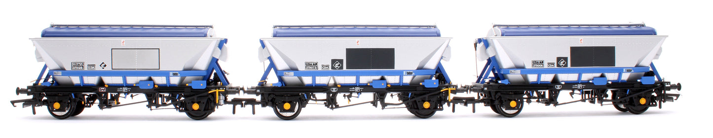 Pre-Owned Set of 3 CDA China Clay - ECC Blue Debranded - Pack H