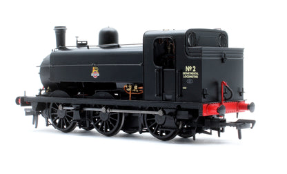 LNER J52/2 No.2 BR Unlined Black Early Crest (Departmental Use) Steam Tank Locomotive - DCC Sound