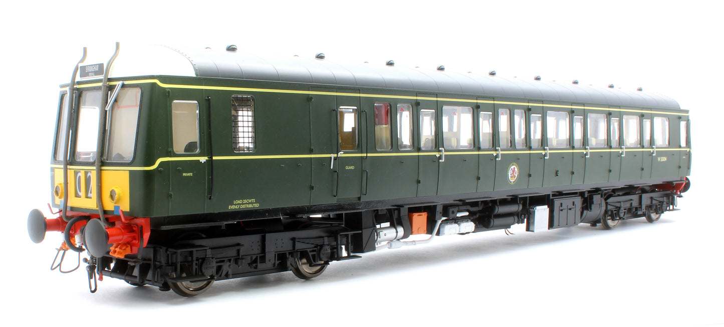 1225 Class 122 BR Green (Small Yellow Panel) Single Car DMU W55004