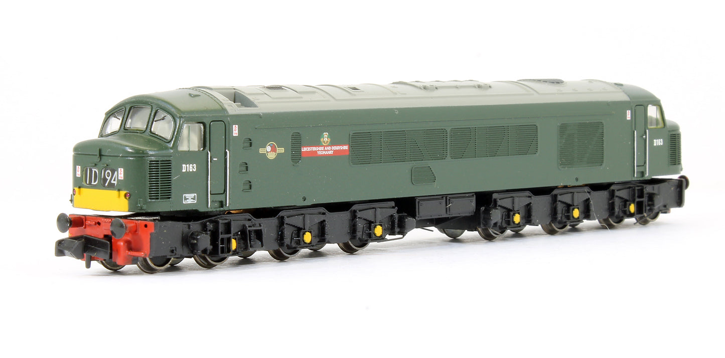 Pre-Owned Class 46 D163 'Leicestershire & Derbyshire Yeomanry' BR Green Diesel Locomotive