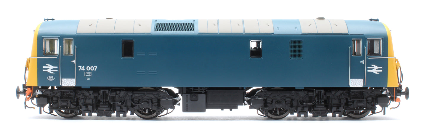 E82008 Class 74 Electro-Diesel 74007 BR Blue Electric Locomotive