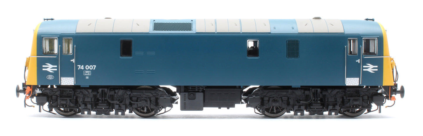 Pre-Owned E82008 Class 74 Electro-Diesel 74007 BR Blue Electric Locomotive