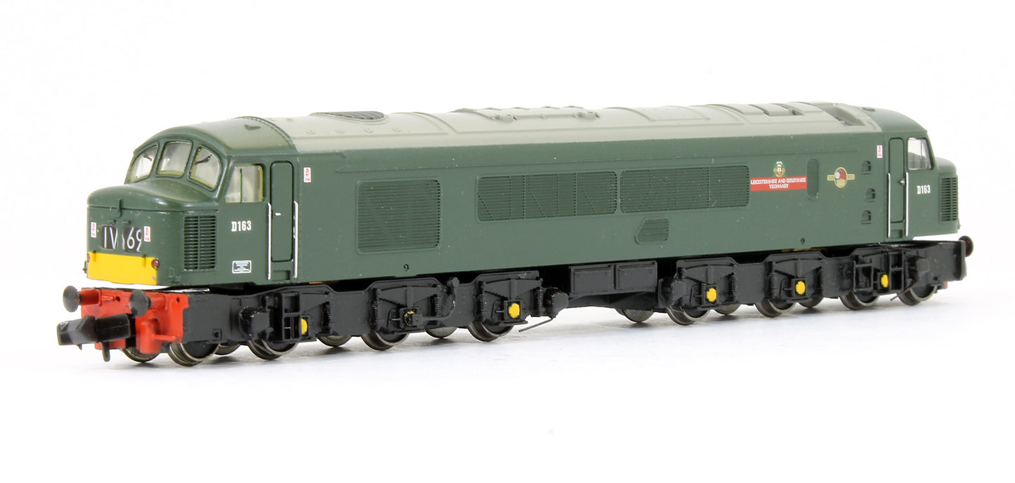 Pre-Owned Class 46 D163 'Leicestershire & Derbyshire Yeomanry' BR Green Diesel Locomotive