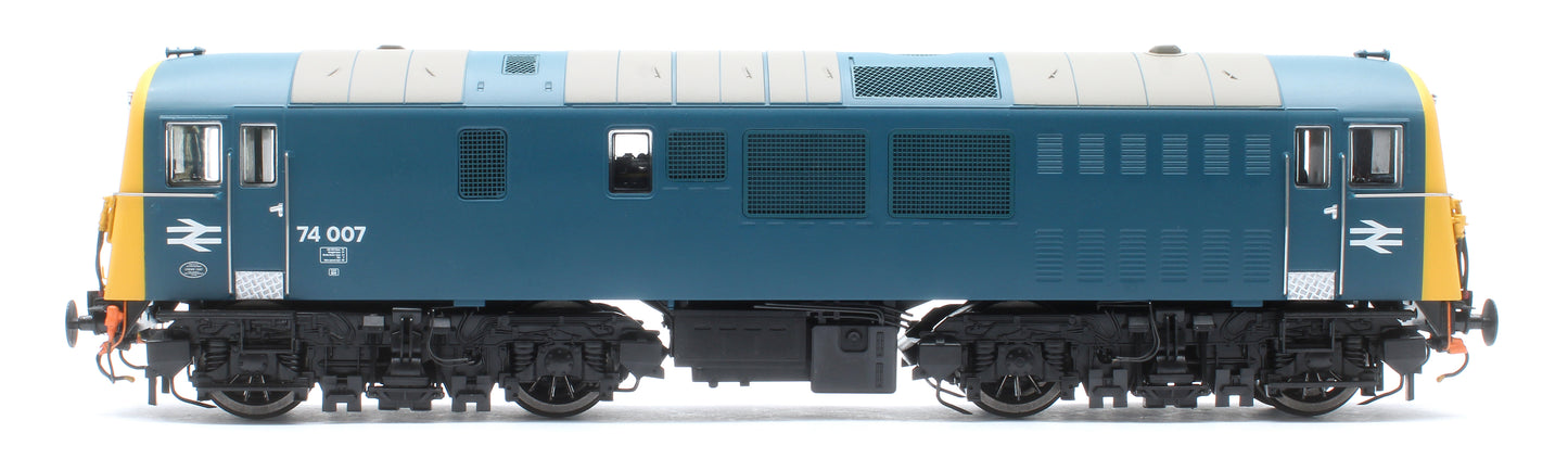 E82008 Class 74 Electro-Diesel 74007 BR Blue Electric Locomotive
