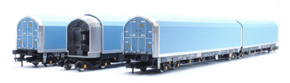 Pre-Owned OO/4mm 5-car Arbel WIA car carrier with RfD squadron branding. Wagon 85 70 4971 001-8
