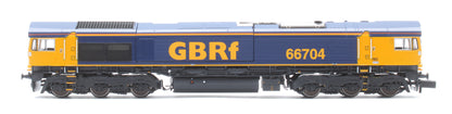 Class 66 66704 GBRf Original Livery Diesel Locomotive - DCC Sound
