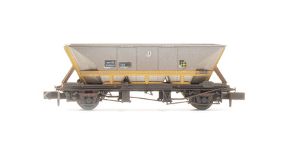 Pre-Owned HAA BR Trainload Coal Sector Hopper Wagon Yellow Cradle - Custom Weathered