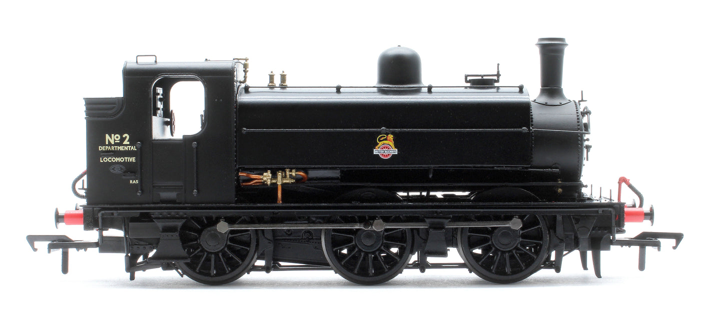 LNER J52/2 No.2 BR Unlined Black Early Crest (Departmental Use) Steam Tank Locomotive