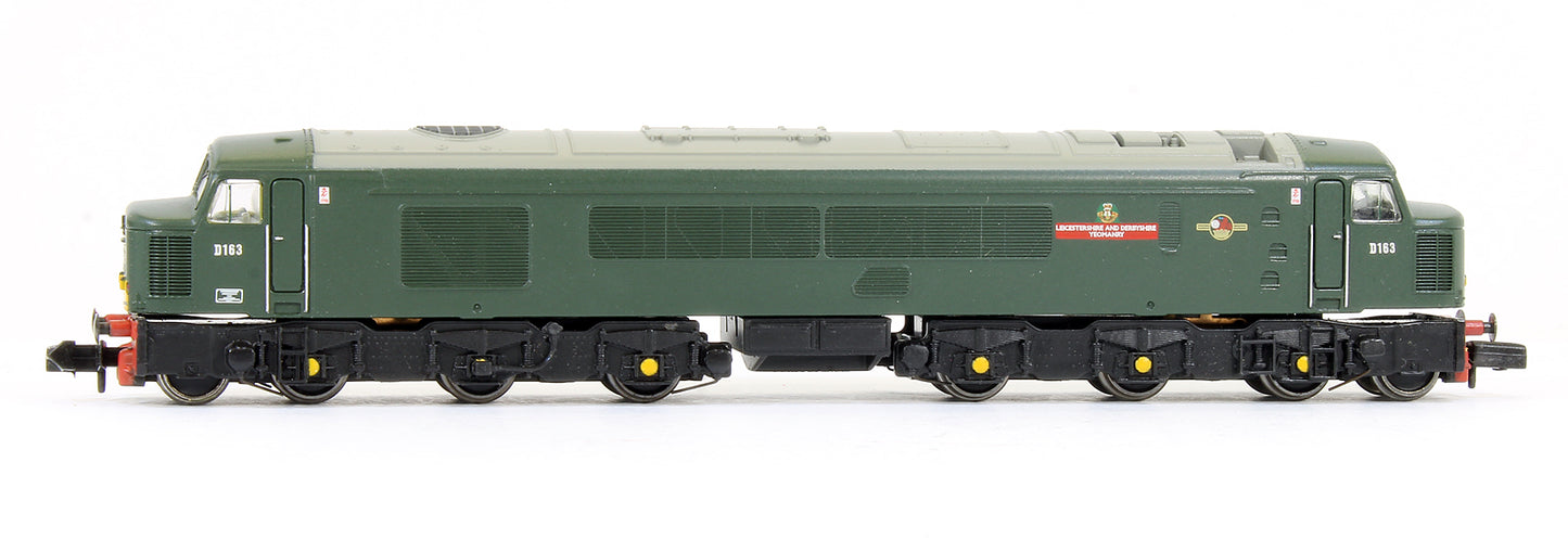 Pre-Owned Class 46 D163 'Leicestershire & Derbyshire Yeomanry' BR Green Diesel Locomotive