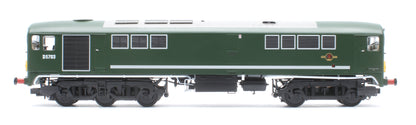 Class 28 Co-Bo BR Green Small Yellow Panels D5703 Diesel Locomotive - DCC Sound
