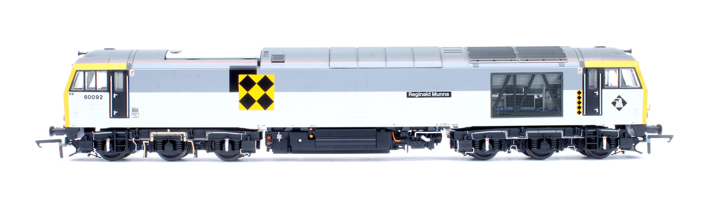 Pre-Owned Class 60 60092 'Reginald Munns' TTG Triple Grey Coal Sector Diesel Locomotive - DCC Sound