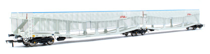 RT-OO-CAR4-437B Quad set Cartic-4 car carrier - STVA light grey with mesh screens (set B)