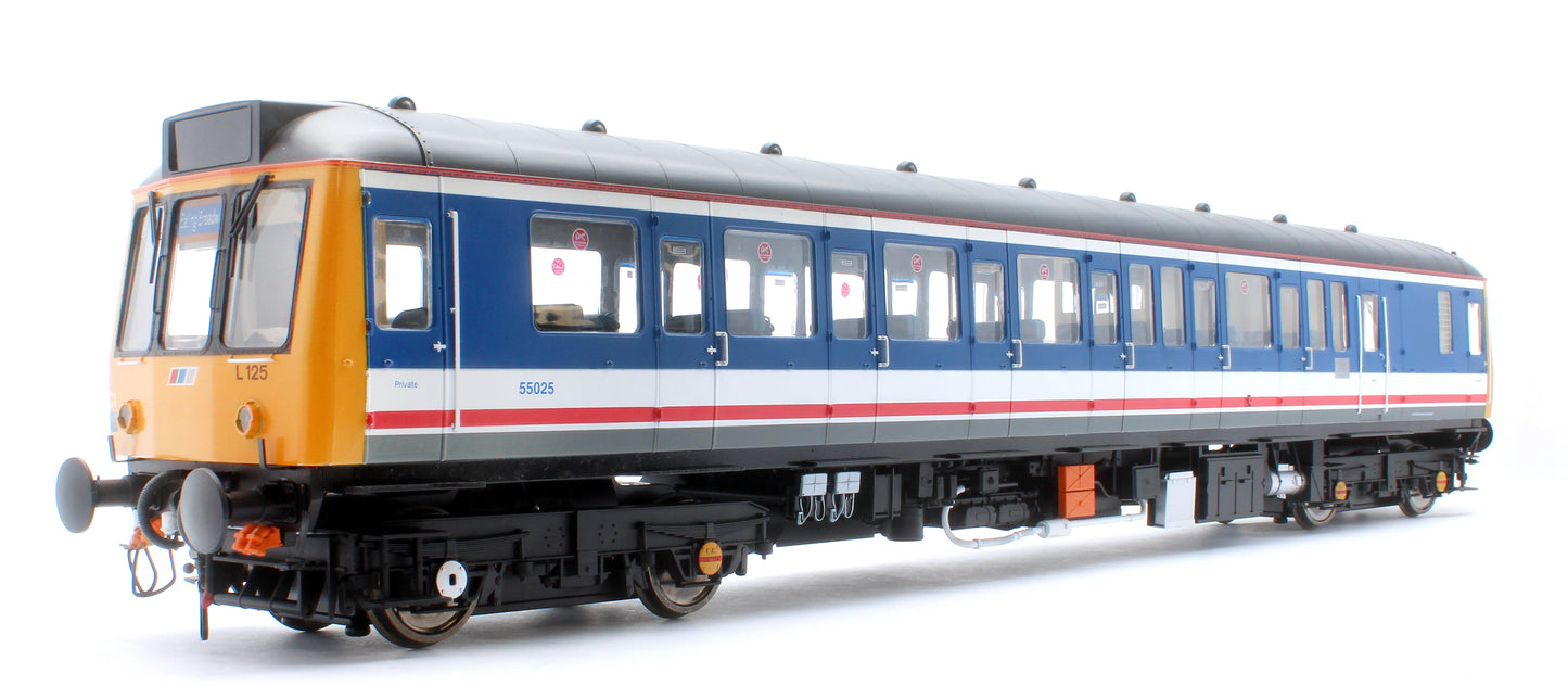 Class 121 Network SouthEast with 'straight' stripes Single Car DMU 55025