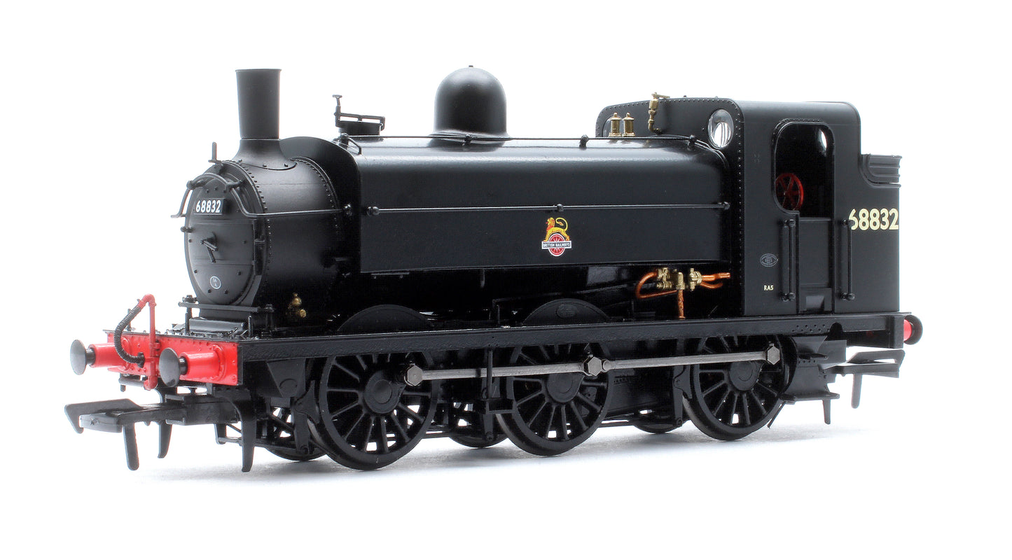 LNER J52/2 No.68832 BR Unlined Black Early Crest Steam Tank Locomotive