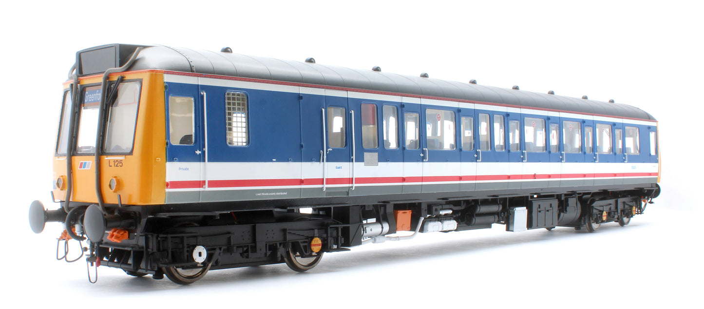 Class 121 Network SouthEast with 'straight' stripes Single Car DMU 55025