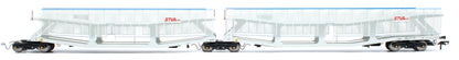 RT-OO-CAR4-437B Quad set Cartic-4 car carrier - STVA light grey with mesh screens (set B)