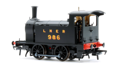 Pre-Owned 932006 LNER Y7 - No.986 LNER Livery Steam Locomotive