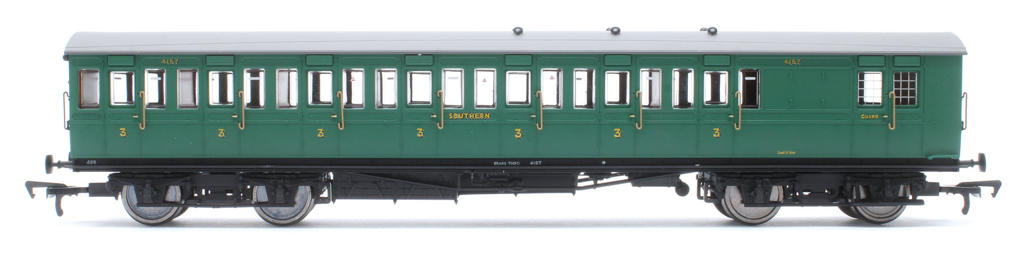 LBSCR 54ft 'Isle of Wight' 4-Coach Pack SR Malachite Green No. 485