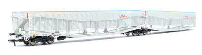 RT-OO-CAR4-437B Quad set Cartic-4 car carrier - STVA light grey with mesh screens (set B)