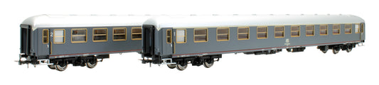 Pre-Owned HR4187 Italian State Railways Type UIC-X 1968 for High Speed (1st & 2nd Class) 2-Car Passenger Coach Set