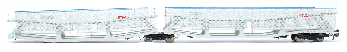 RT-OO-CAR4-437B Quad set Cartic-4 car carrier - STVA light grey with mesh screens (set B)