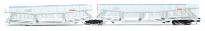 RT-OO-CAR4-437B Quad set Cartic-4 car carrier - STVA light grey with mesh screens (set B)