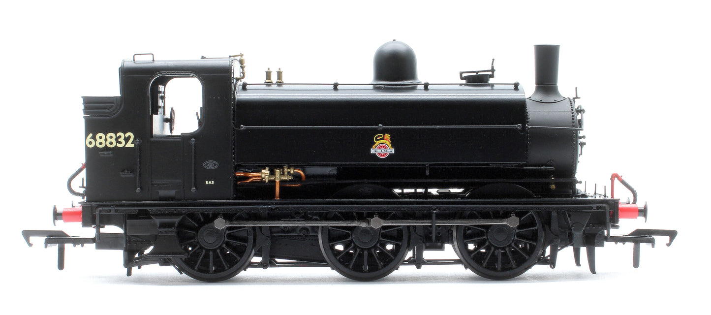 LNER J52/2 No.68832 BR Unlined Black Early Crest Steam Tank Locomotive