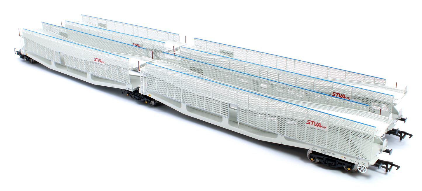 RT-OO-CAR4-437B Quad set Cartic-4 car carrier - STVA light grey with mesh screens (set B)
