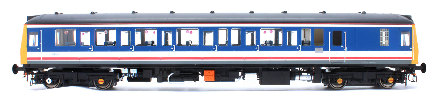 Class 121 Network SouthEast with 'straight' stripes Single Car DMU 55025