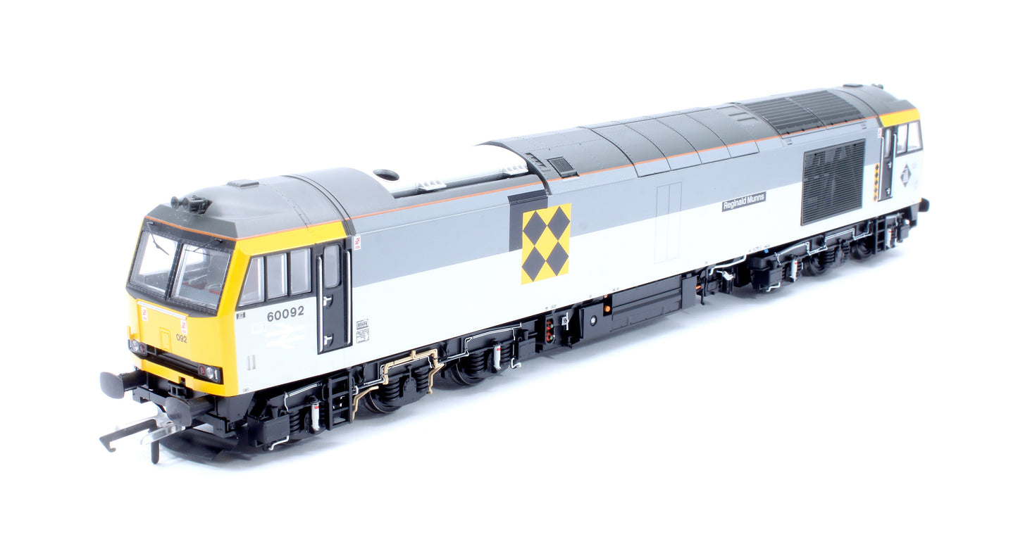 Pre-Owned Class 60 60092 'Reginald Munns' TTG Triple Grey Coal Sector Diesel Locomotive - DCC Sound