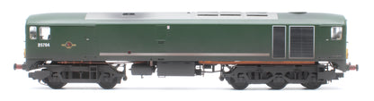 Class 28 Co-Bo BR Green Small Yellow Panels D5704 Diesel Locomotive - Weathered