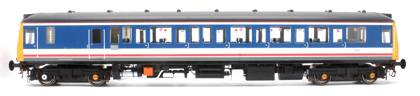 Class 121 Network SouthEast with 'straight' stripes Single Car DMU 55025