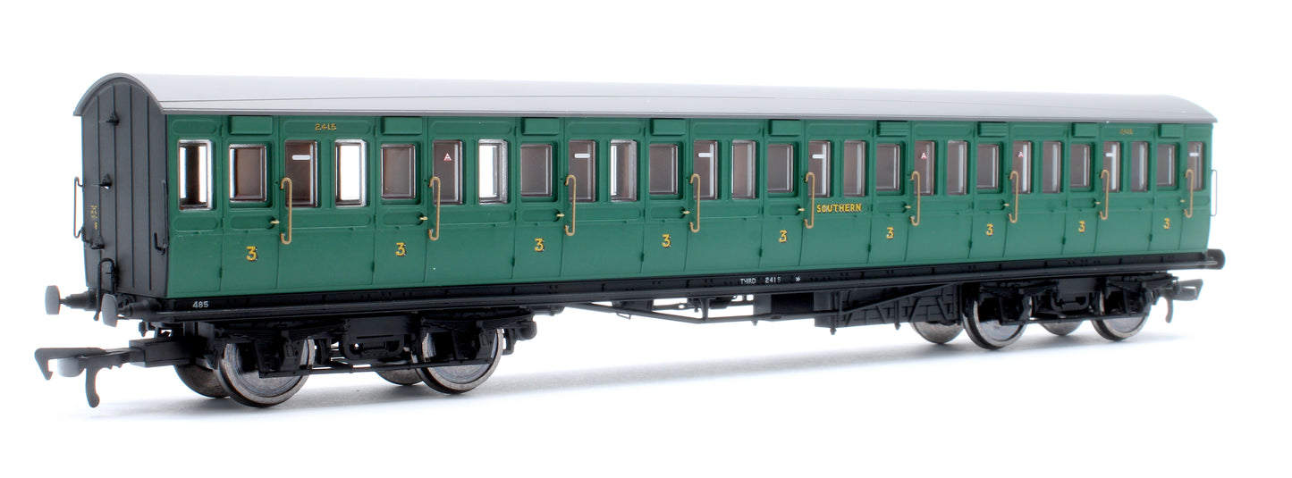 LBSCR 54ft 'Isle of Wight' 4-Coach Pack SR Malachite Green No. 485