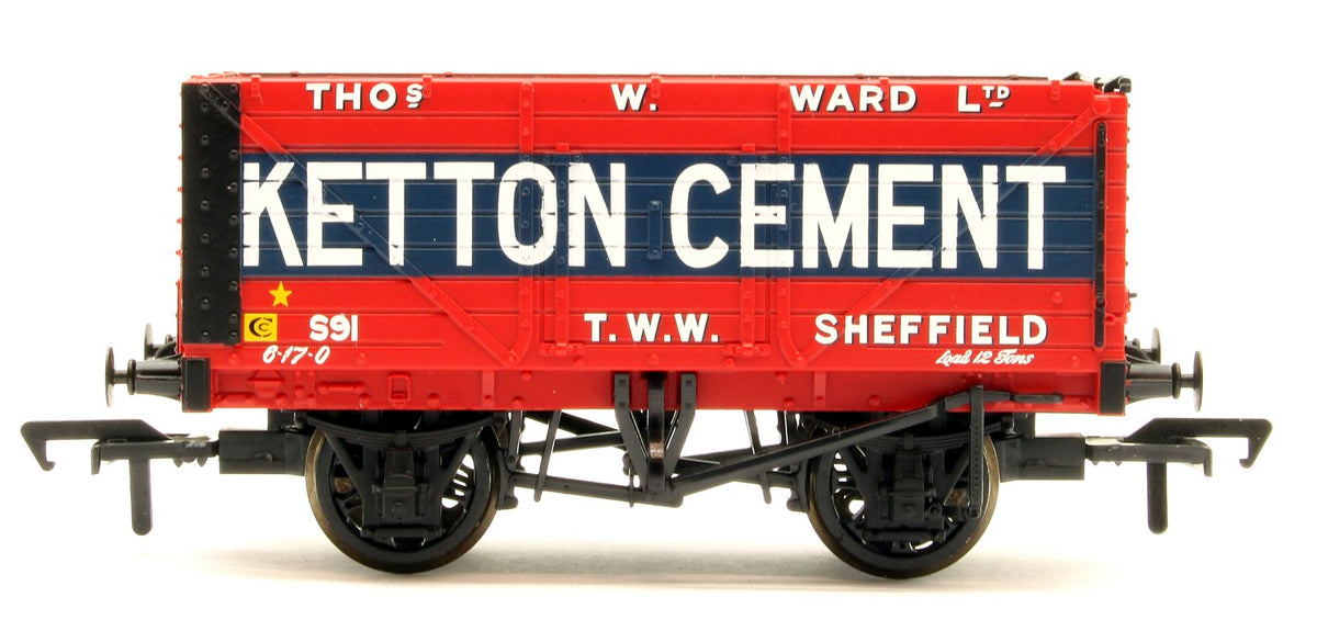 Pre-Owned 37-134B 8 Plank End Door Wagon 'Ketton Cement' No.91