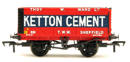 Pre-Owned 37-134B 8 Plank End Door Wagon 'Ketton Cement' No.91