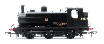 LNER J52/2 No.68838 BR Unlined Black Early Crest Steam Tank Locomotive - DCC Sound