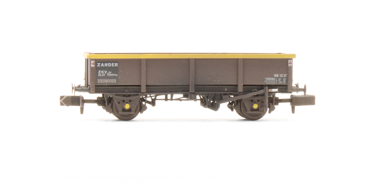 Pre-Owned Departmental ZKV Zander Brown with Yellow Stripe #DB3900132 - Single Wagon - Custom Weathered