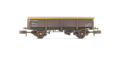 Pre-Owned Departmental ZKV Zander Brown with Yellow Stripe #DB3900132 - Single Wagon - Custom Weathered