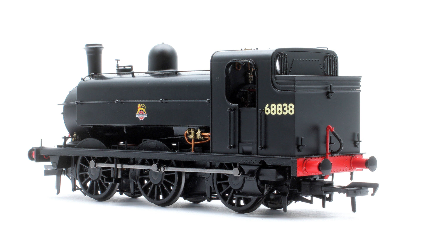 LNER J52/2 No.68838 BR Unlined Black Early Crest Steam Tank Locomotive - DCC Sound