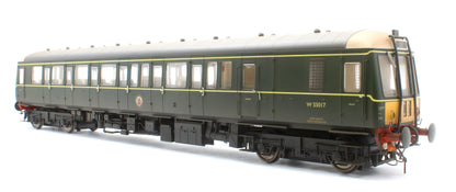 Class 122 BR Green (Small Yellow Panel) Single Car DMU W55017 - Weathered